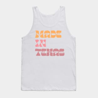 Made In Texas / Retro Style Design Tank Top